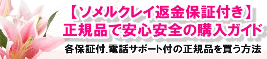 【ソメルクレイ返金保証付き】正規品で安心安全の購入ガイド